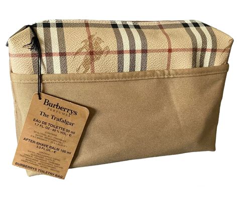 burberry check dopp kit